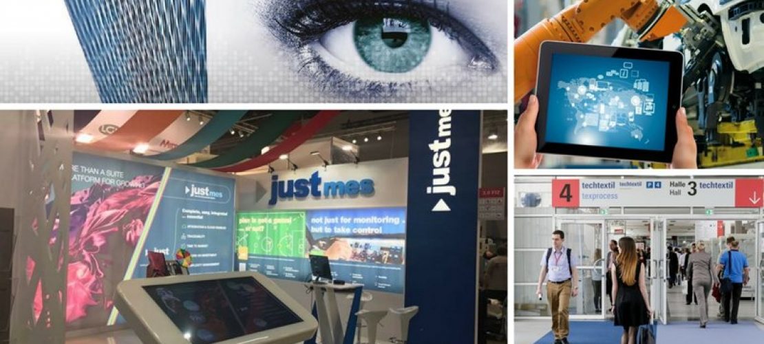 Industrie 4.0 et innovation numérique avec Just MES à Techtextil 2017 !